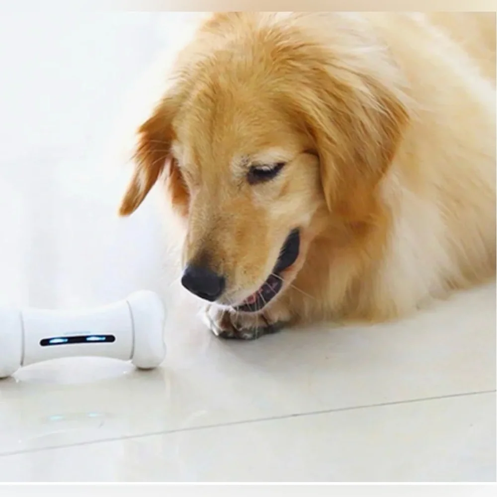 NWT Cheerble Wickedbone App Controlled Interactive/Self Play Dog Bone Toy.
